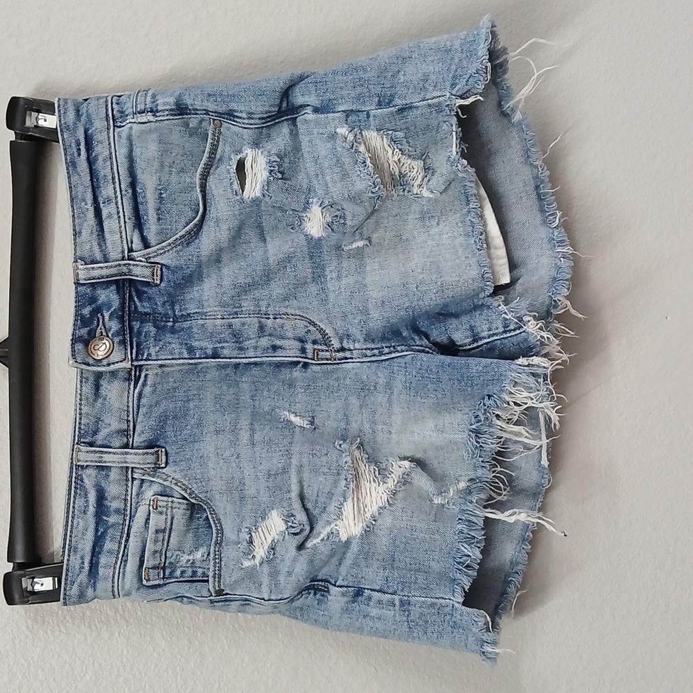 Treasure & Bond foster boyfriend High Rise distressed denim shorts Size 24